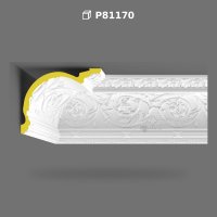 Cornișă Ornamentala din Poliuretan pentru Tavane Înalte