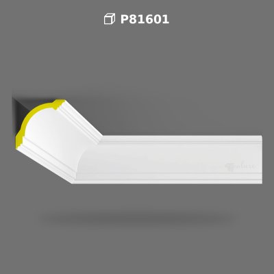 Cornișă Profilată din Poliuretan pentru Tavan P81601