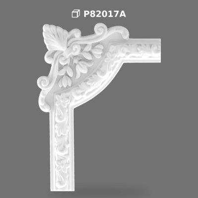 Colțar Decorativ din Poliuretan P82017A pentru Chenare