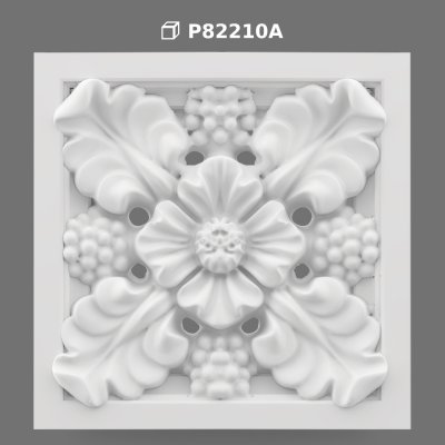 Ornament Decorativ Patrat din Poliuretan