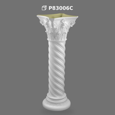 Coloane Decorative din Poliuretan Model Roman Scurt