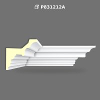 Cornișă Profilată din Poliuretan pentru Tavan