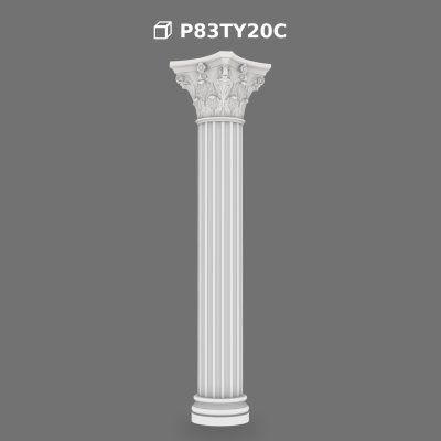 Coloană Rotundă Decorativă din Poliuretan 36x279 cm