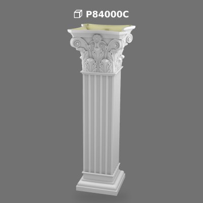 Coloană Decorativă din Poliuretan pentru Amenajări Clasice