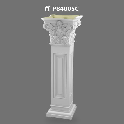 Coloană Decorativă din Poliuretan pentru Interior și Exterior