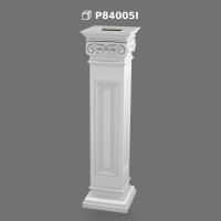 Coloană Decorativă Scurtă din Poliuretan și Piedestal Ionic