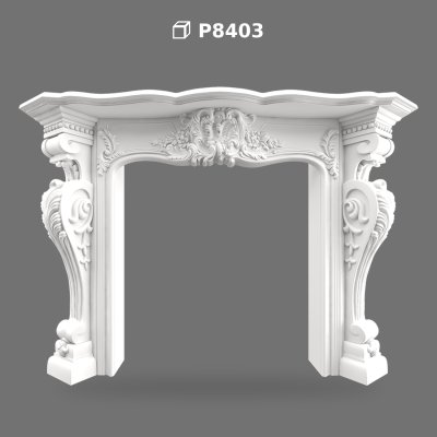 Șemineu Decorativ din Poliuretan pentru Interior