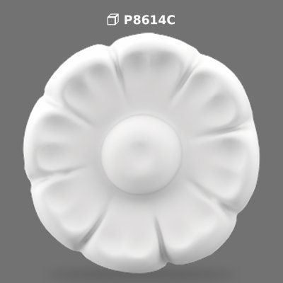 Rozetă Decorativă din Poliuretan pentru Tavan și Perete