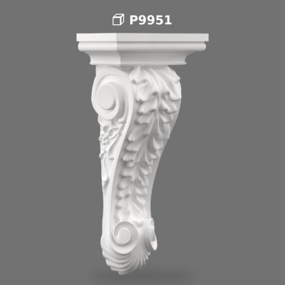 Consolă Decorativă din Poliüretan pentru Interior și Exterior
