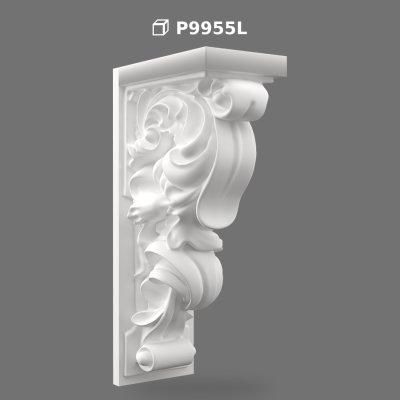 Consolă Decorativă din Poliuretan pentru Fațade și Interior