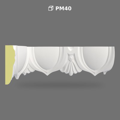 Profil Decorativ din Poliuretan PM40 pentru Fațadă