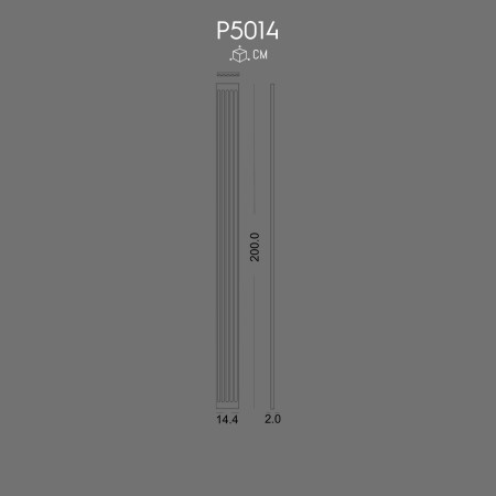P5014 Polyurethane columns for interior and exterior