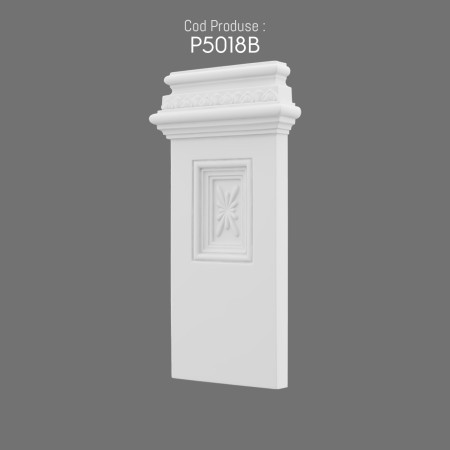 P5018B Polyurethane posts and columns. Columns and capitals with decorative polyurethane patterns