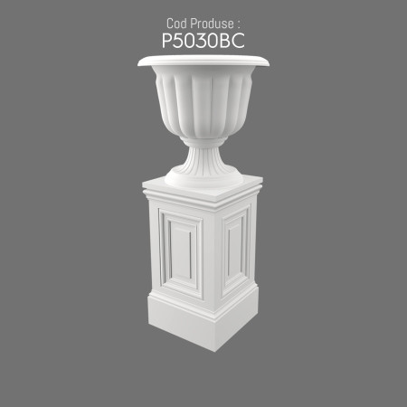 P5030BC Polyurethane column with ottoman pattern.