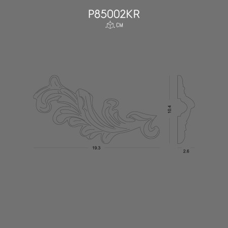 P85002KR Polyurethane wall bracket types