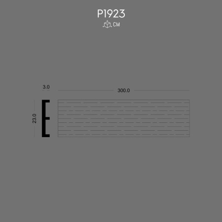 P1923 Manufacture of beam from hard polyurethane foam