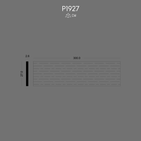P1927 Production of rigid foam polyurethane wood look beams