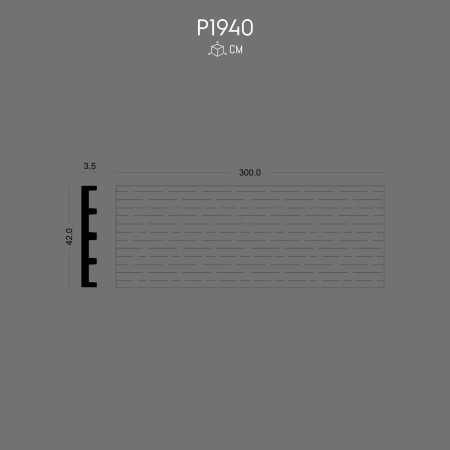 P1940 Manufacture of beam from hard polyurethane foam