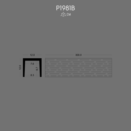 P1981B Manufacture of woog look beam from rigid polyurethane foam