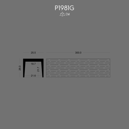 P1981G Rigid Polyurethane Foam Decorative Joists Catalog