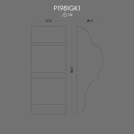 P1981GK1 Manufacture of decorative beams from rigid polyurethane foam