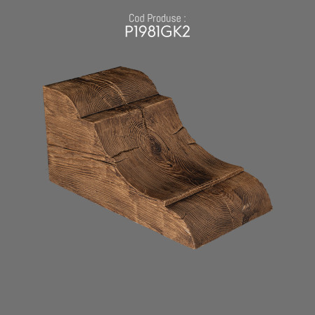P1981GK2 Catalog beam with carved appearance