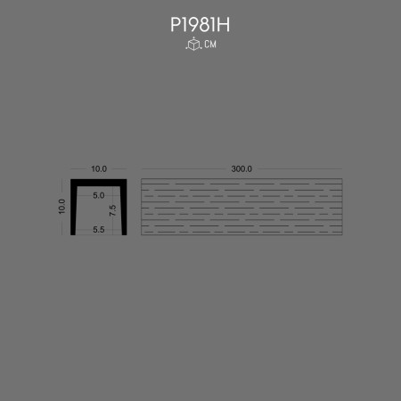 P1981H Catalog of beams with ax carved wood look