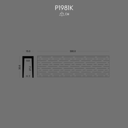 P1981K Manufacture of beam from hard polyurethane foam