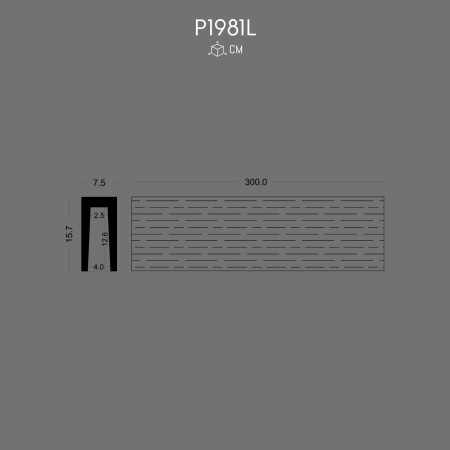 P1981L Prices imitation wood beams made of rigid polyurethane foam