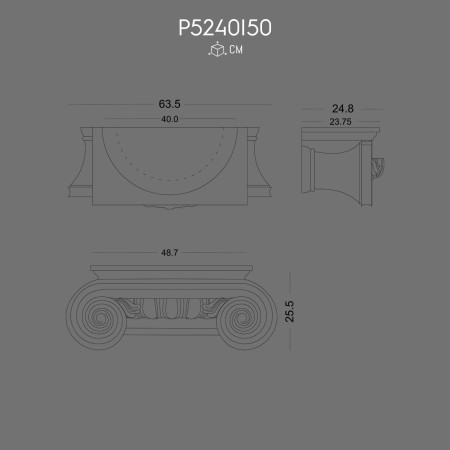 P5240I50 Producția de capiteluri pt stâlp din poliuretan. Coloane și capiteluri corintice, dorice