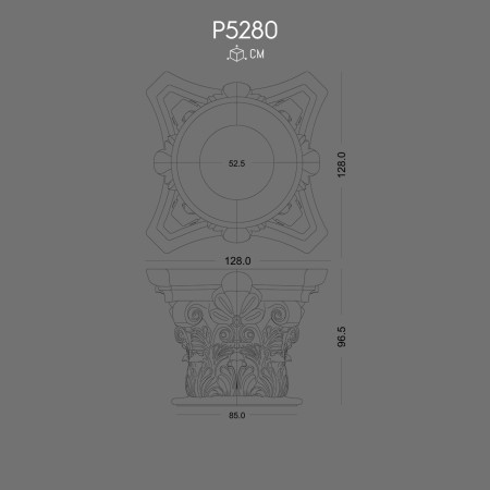 P5280 Preturi coloana otomana din poliuretan 