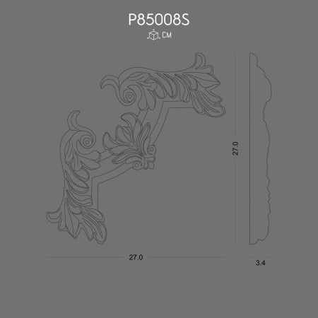 P85008S Polyurethane arm corner manufacturing