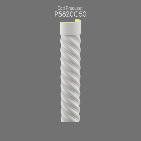 P5820C50 Productie capiteluri coloane decorative dorice, corintice din poliuretan 