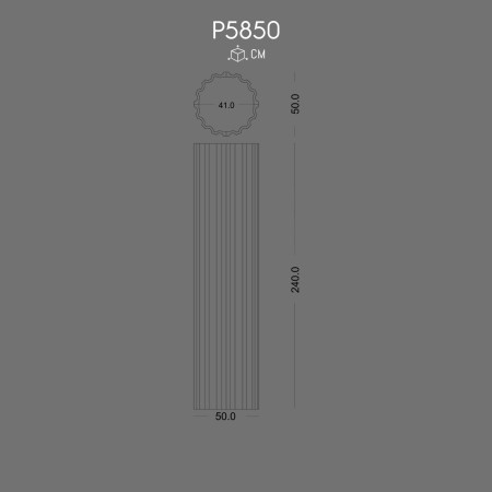 P5850 Capitele coloane decorative dorice, corintice din poliuretan