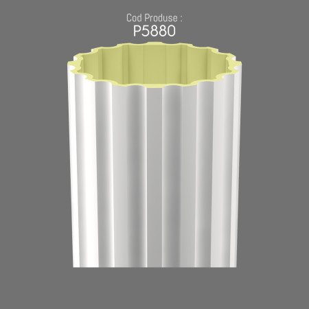 P5880 Capitel coloană din poliuretan bizantină ,romană ,grecească .Coloană corintică decorativă