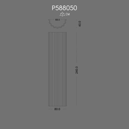 P588050 Productie de capitel coloana otomane din poliuretan 