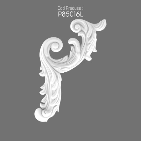 P85016L Polyurethane decoration for arm with pattern