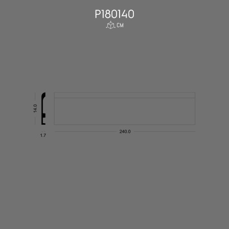 P180140 Polyurethane wall skirting models