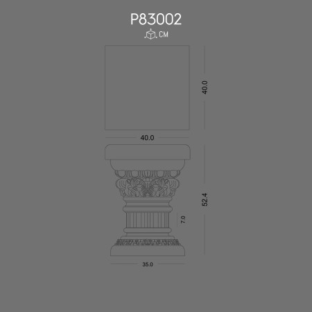 P83002 Rigid polyurethane foam columns
