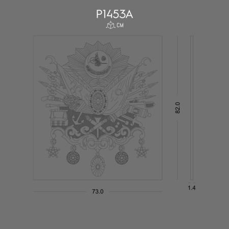 P1453A Decorative polyurethane panel prices