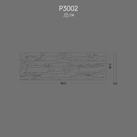 P3002 Polyurethane cutout panel