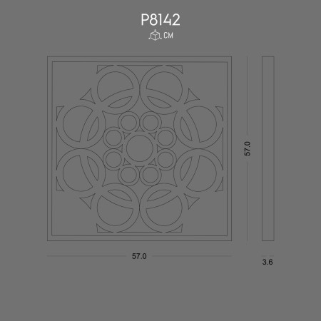 P8142 Rigid Polyurethane Flat Surface Foam .Cut-out Polyurethane Panel Patterns