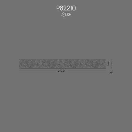 P82210 Polyurethane cladding. Polyurethane decorative panel model