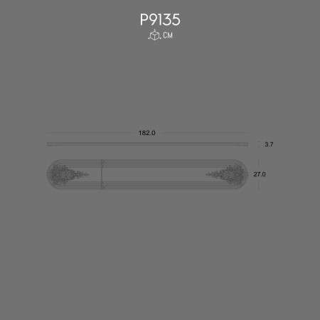 P9135 Polyurethane exterior cladding. Manufacture of cut-out polyurethane panels