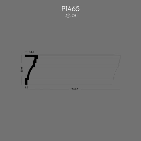 P1465 Modele de exterior pentru stâlpi de ferestre