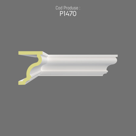 P1470 Placare de fațadă prefabricată din poliuretan rama decorativa din poliuretan