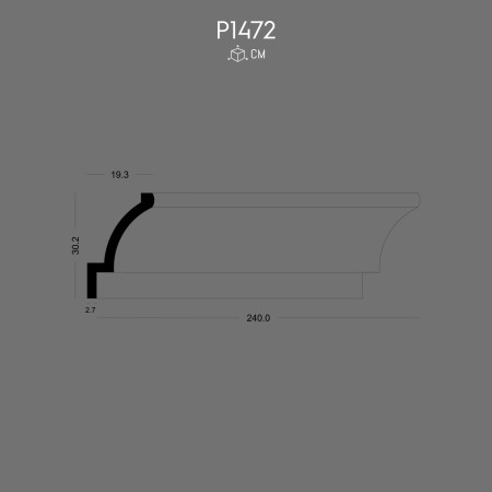 P1472 Placa de fațadă din poliuretan modele decorative de stâlp pentru fereastră