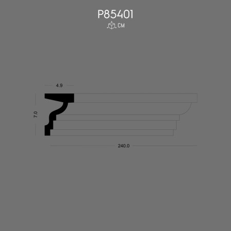 P85401 Exterioare decorativ ancadrament lateral ferestre de fabricatie