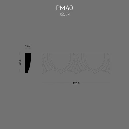 PM40 Perete exterior decorativ motiv floral, preturi fereastre laterale
