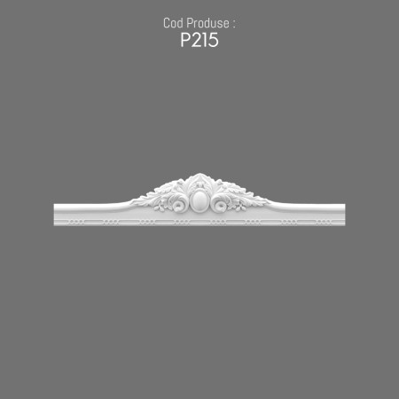P215 Polyurethane ornament, polyurethane wall crown with pattern